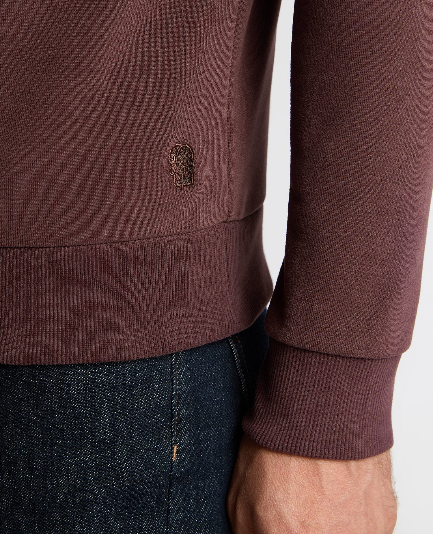 Crew Neck Terry Sweatshirt - Image 5