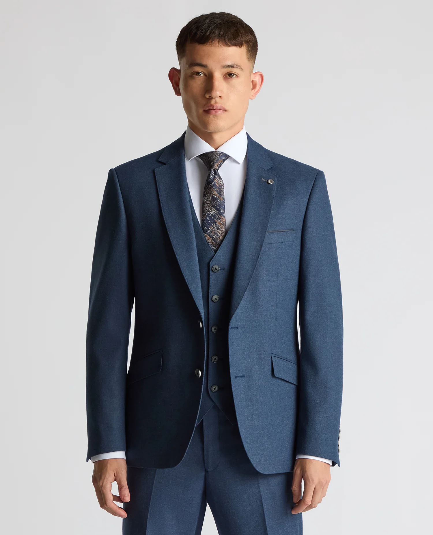 Tapered Fit Stretch Suit Jacket