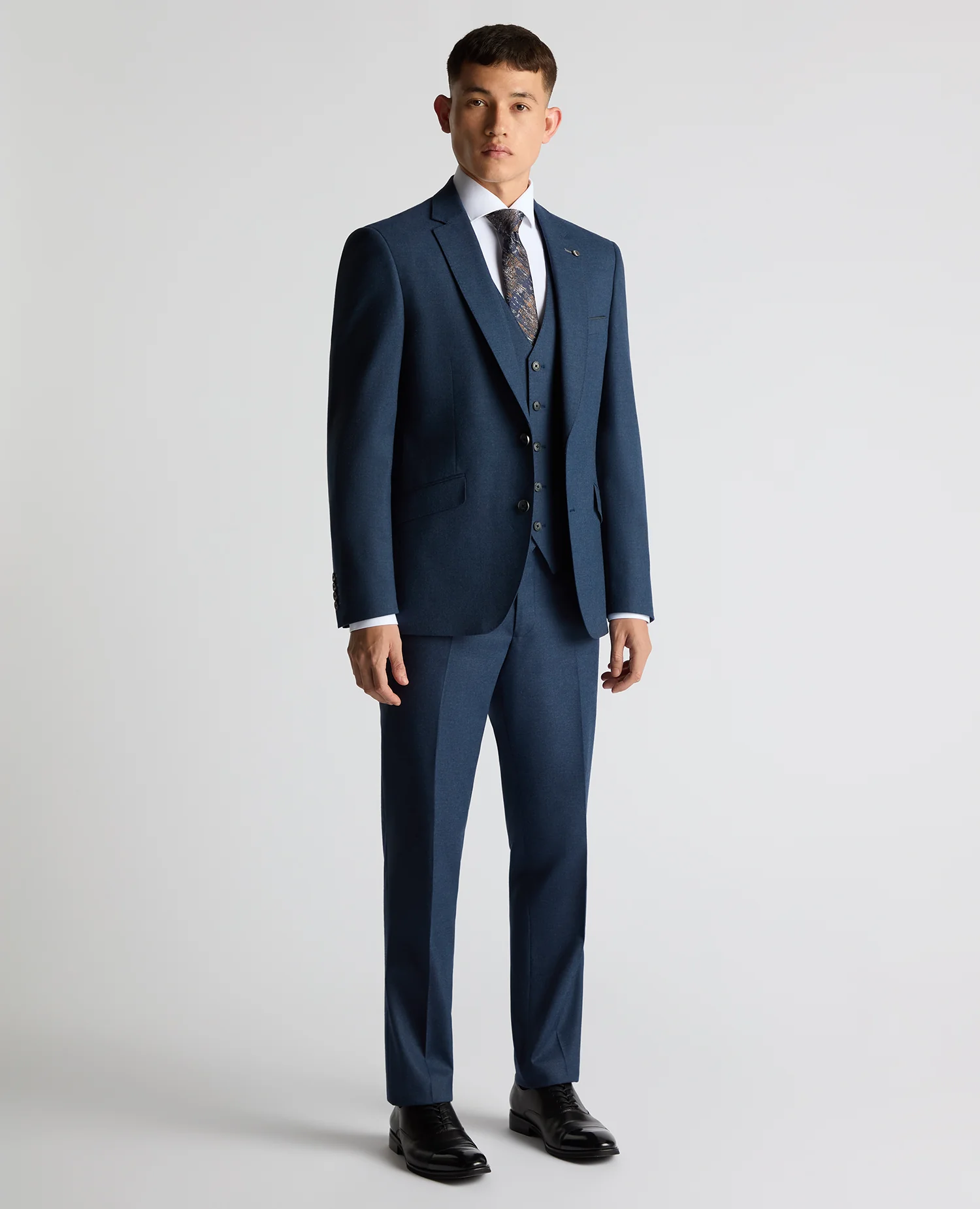 Tapered Fit Stretch Suit Jacket - Image 2