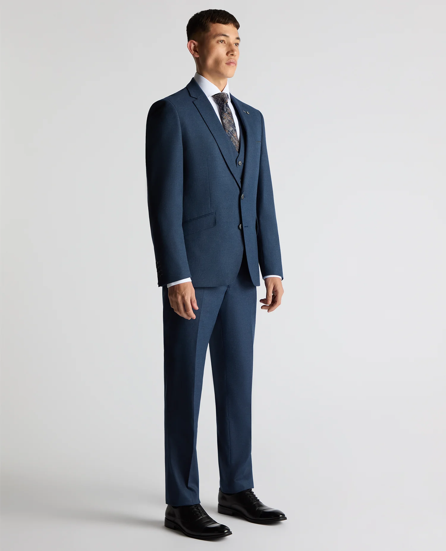 Tapered Fit Stretch Suit Jacket - Image 4