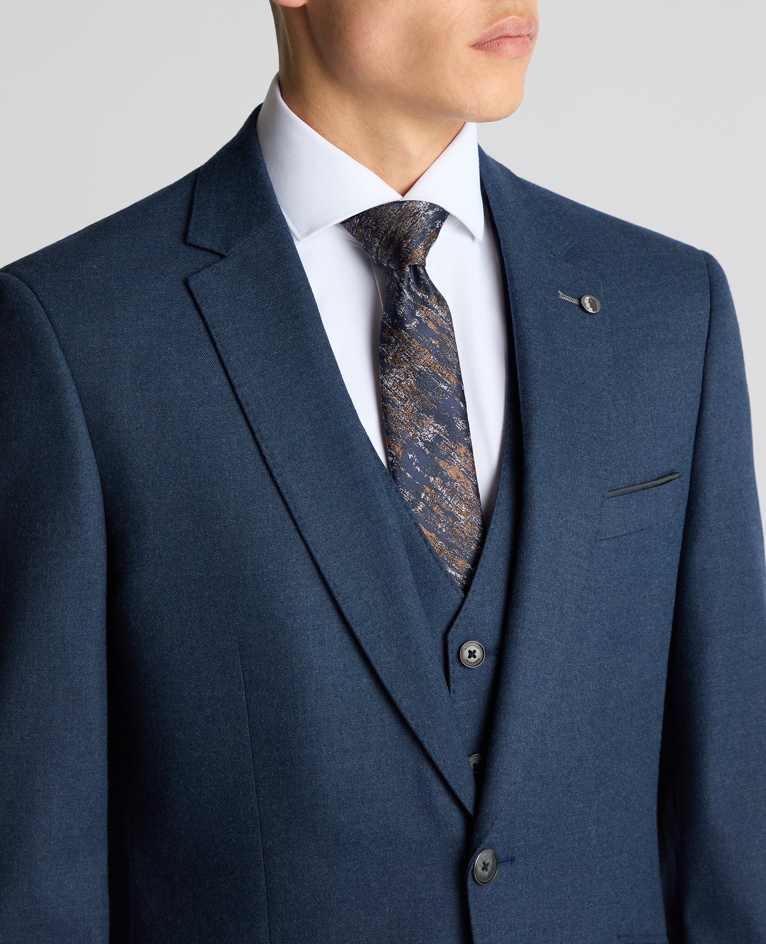 Tapered Fit Stretch Suit Jacket - Image 5