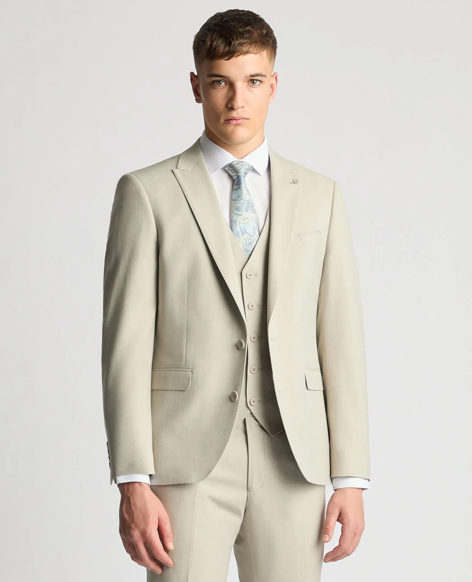 Tapered Fit Stretch Suit
