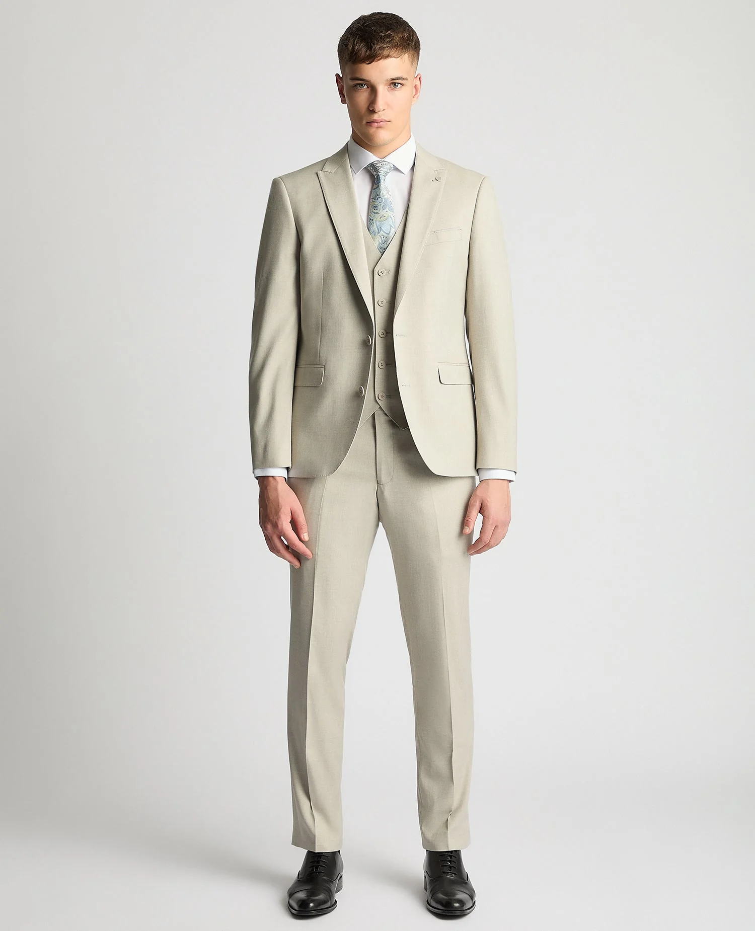 Tapered Fit Stretch Suit - Image 2