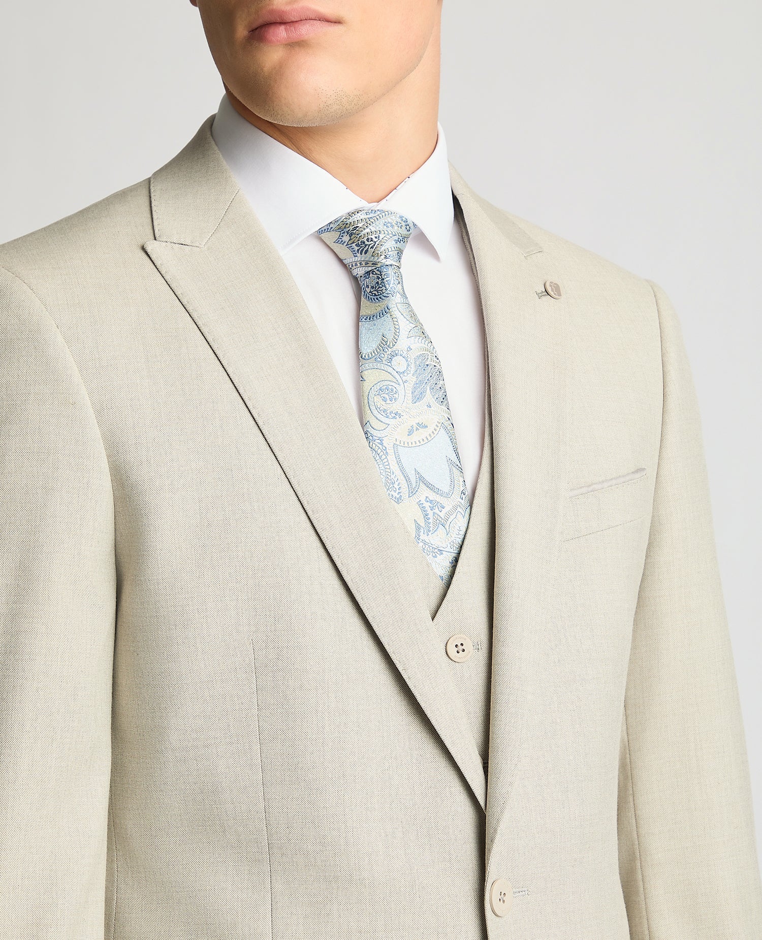Tapered Fit Stretch Suit - Image 4