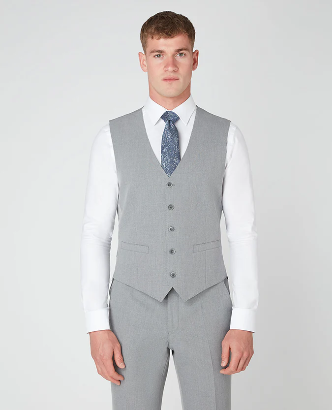 Tapered Fit Stretch Waistcoat