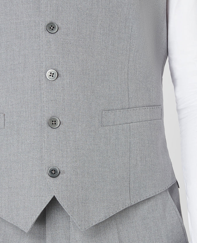 Tapered Fit Stretch Waistcoat - Image 4