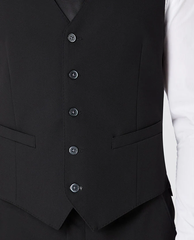 Tapered Fit Mix and Match Waistcoat - Image 4