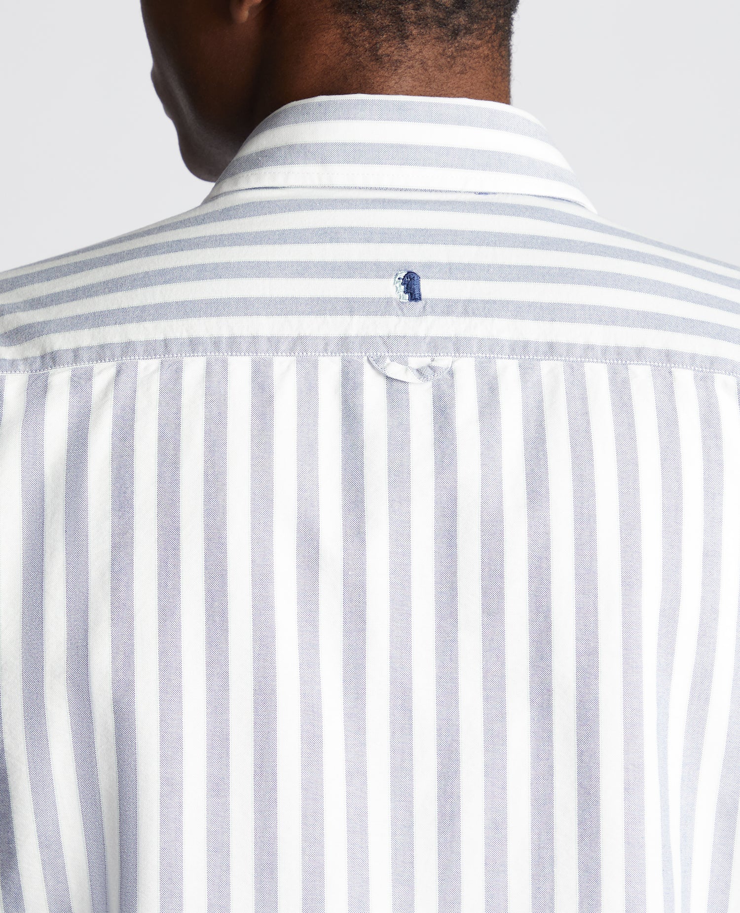 Tapered Fit Striped Cotton Shirt - Image 5