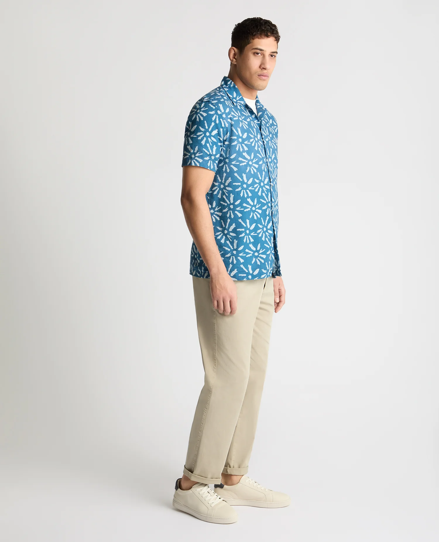 Tapered Fit Sunburst Print Shirt - Image 4