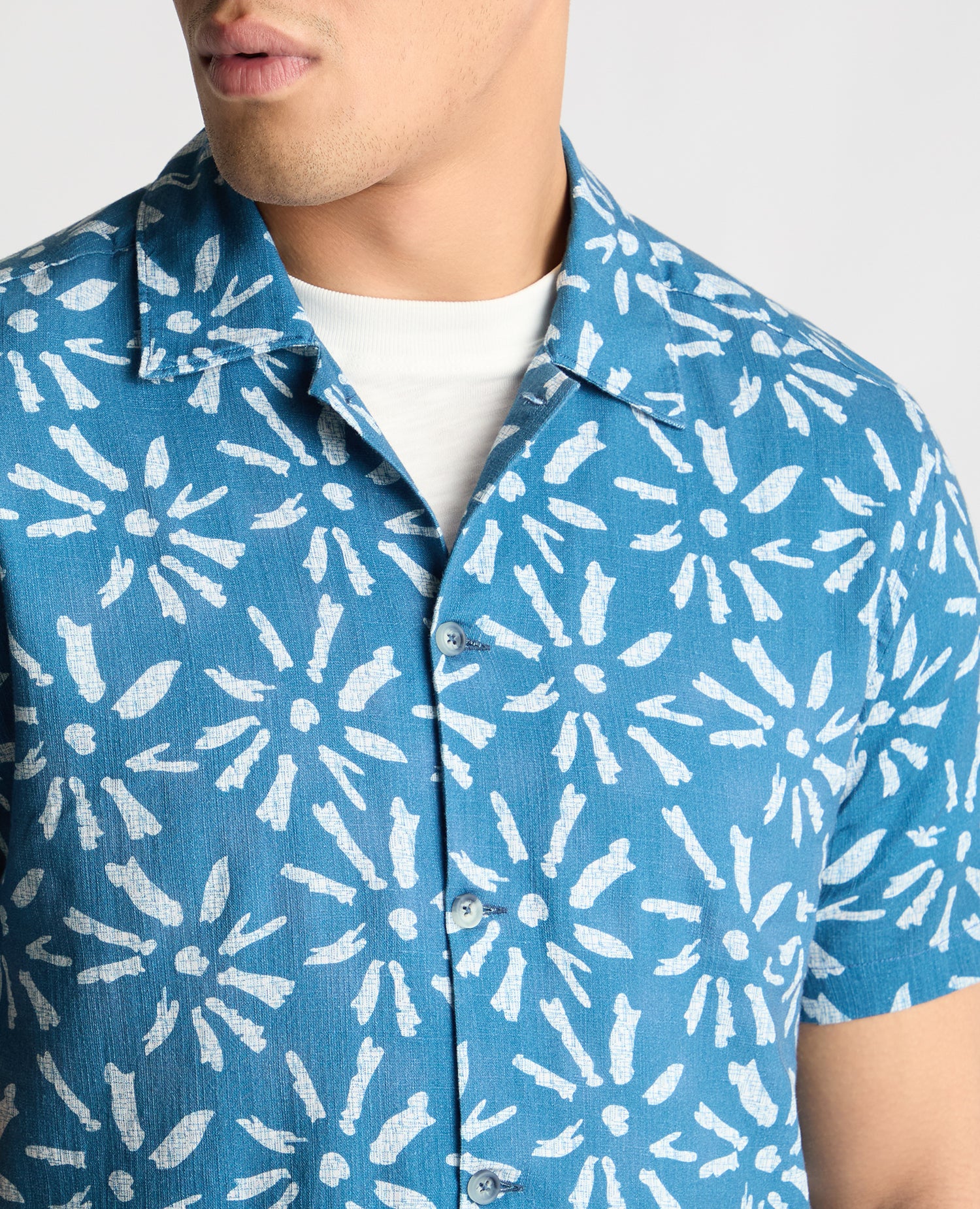 Tapered Fit Sunburst Print Shirt - Image 5