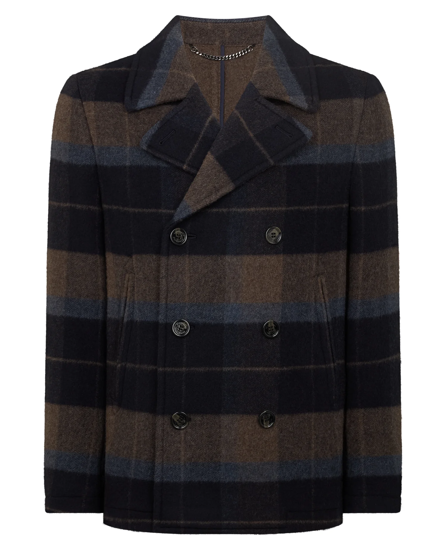 Tapered Fit Tailored Pea Coat - Image 7