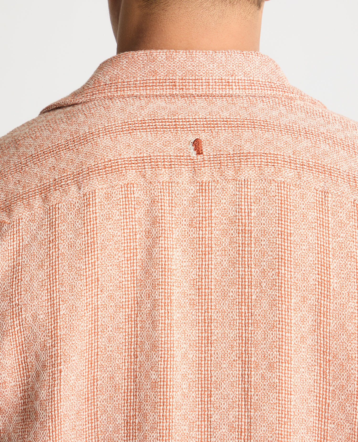 Tapered Fit Two-Tone Textured Shirt - Image 6