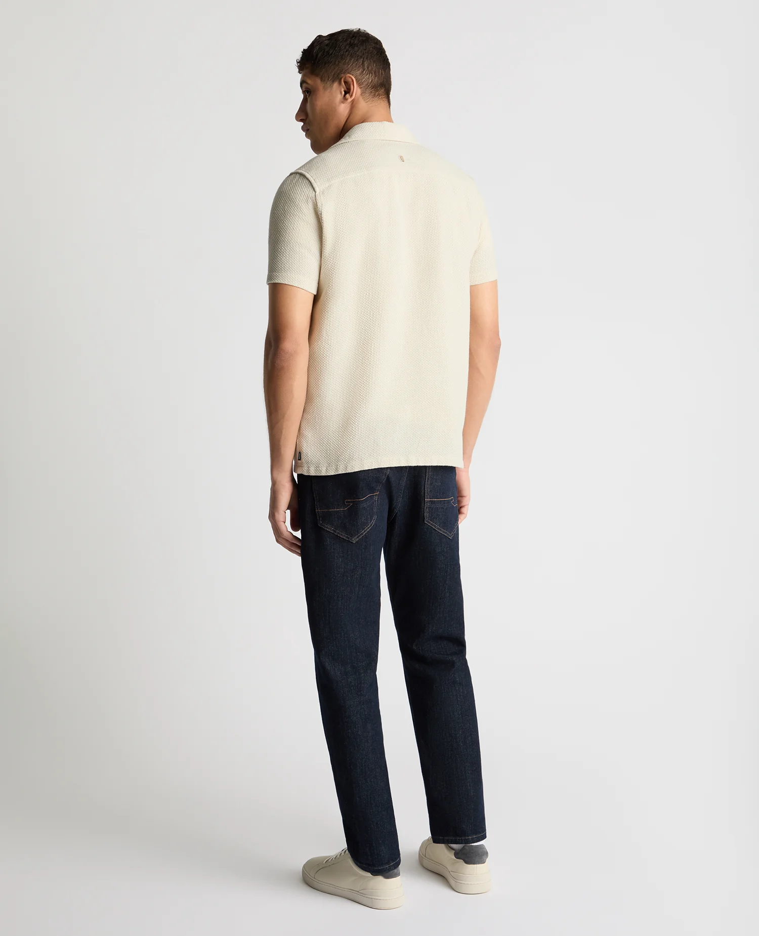 Tapered Fit Textured Shirt - Image 3