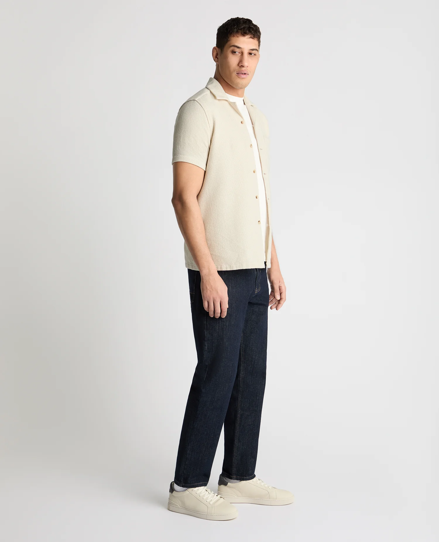 Tapered Fit Textured Shirt - Image 4