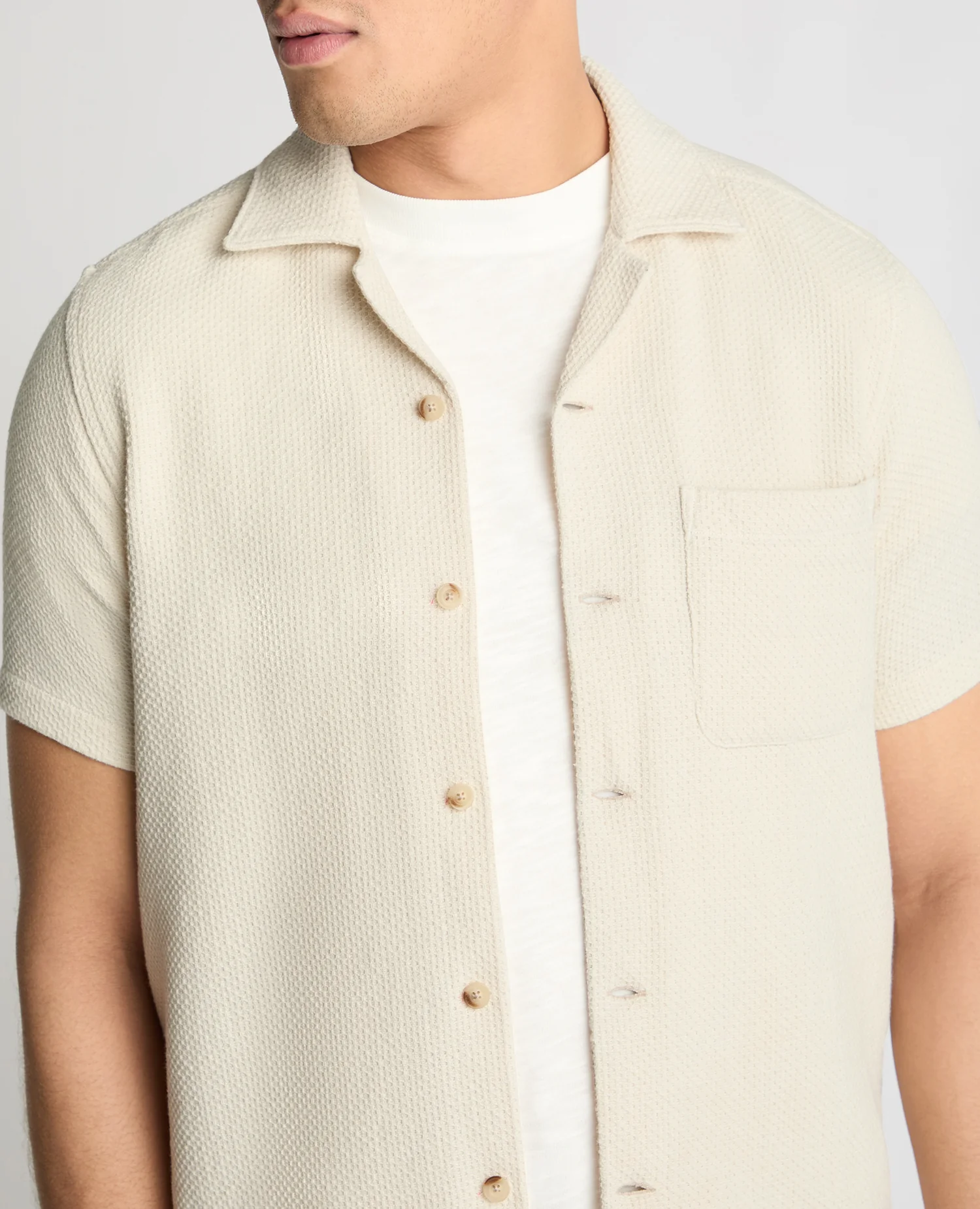 Tapered Fit Textured Shirt - Image 5