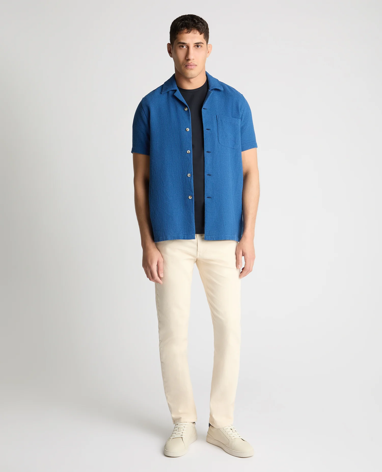 Tapered Fit Textured Shirt - Image 2