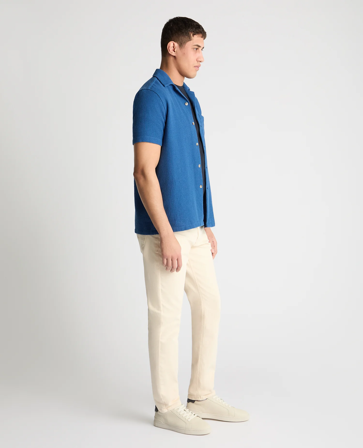Tapered Fit Textured Shirt - Image 4