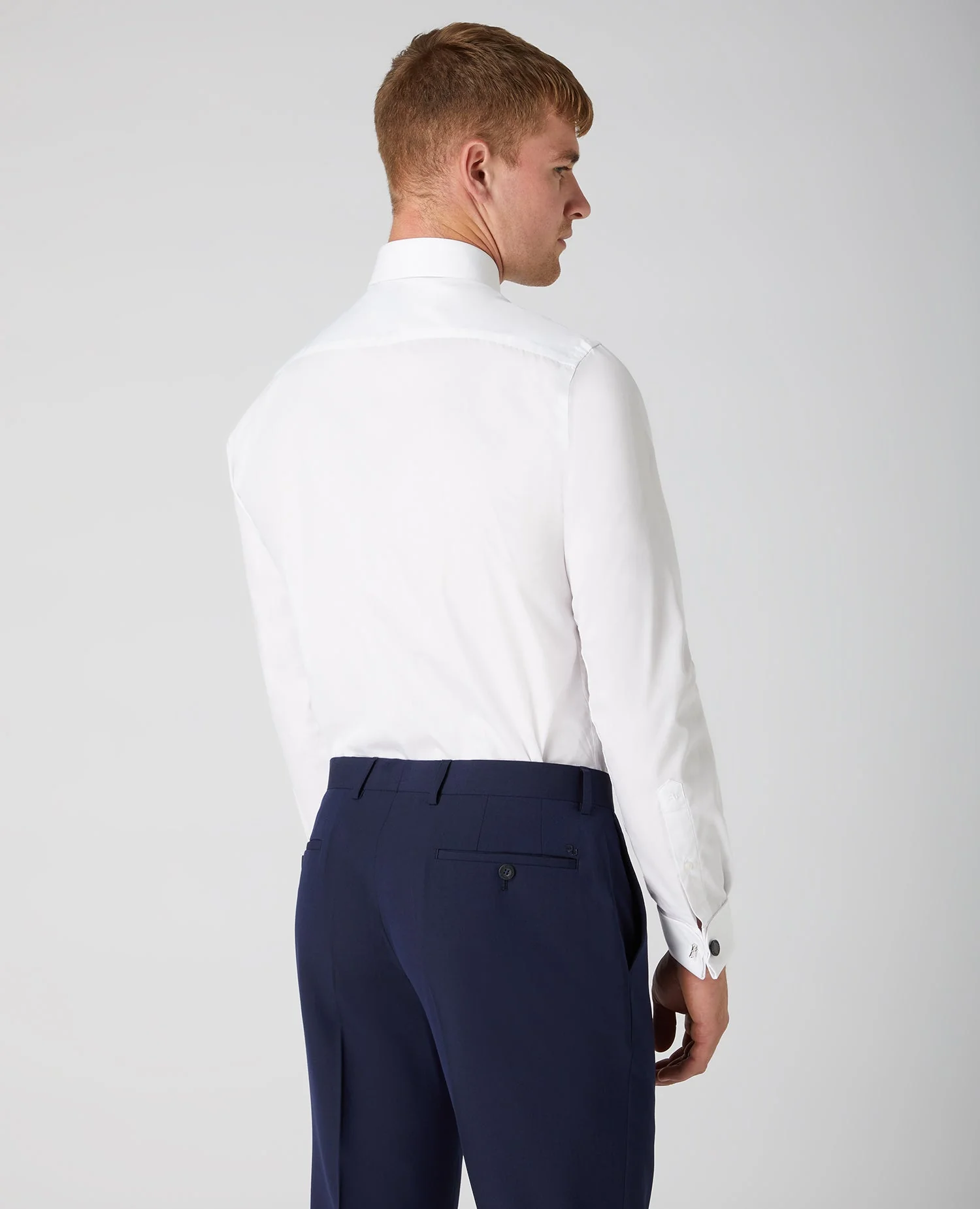 Tapered Fit Parker Collar Shirt - Image 3