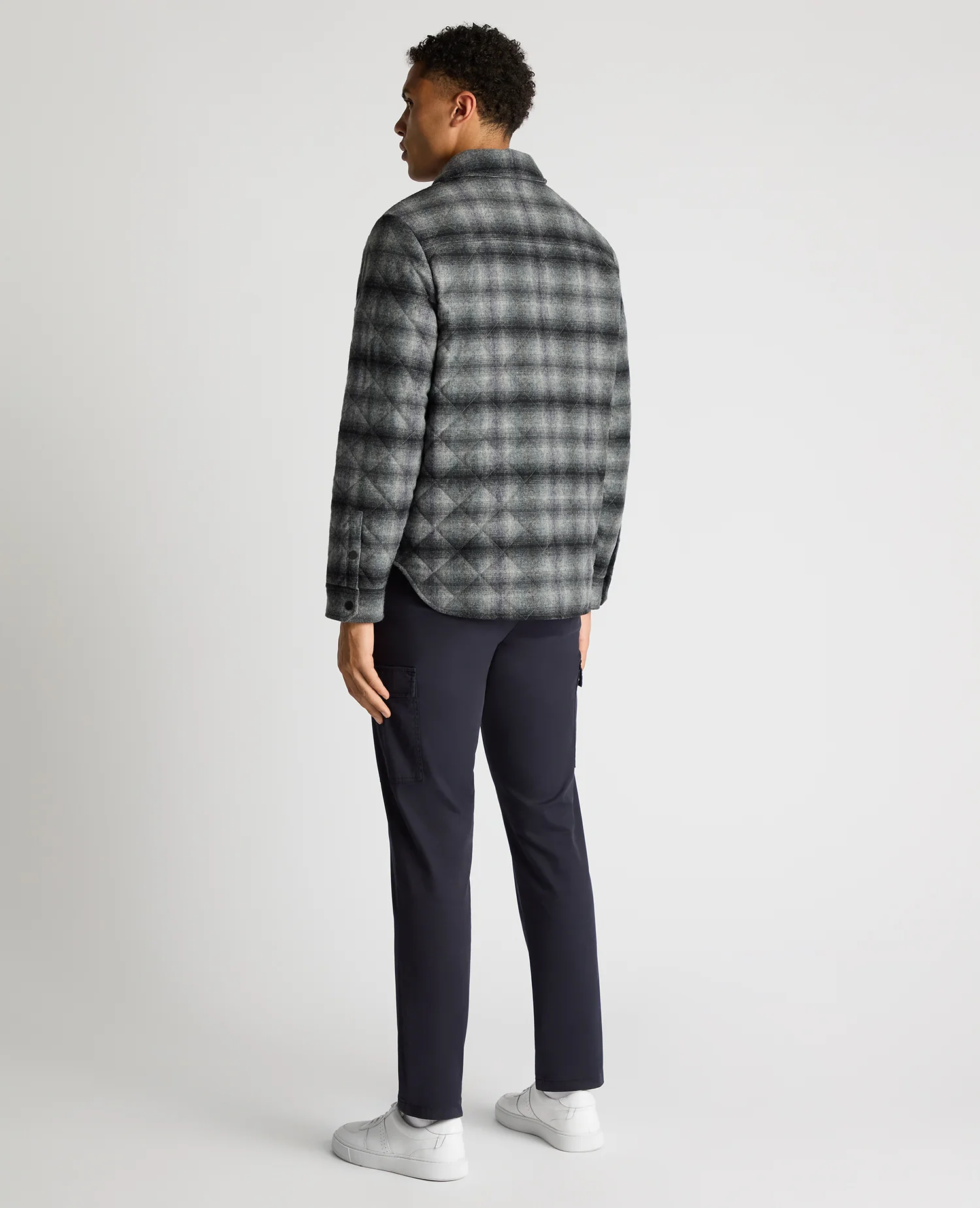 Regular Fit Quilted Overshirt - Image 3