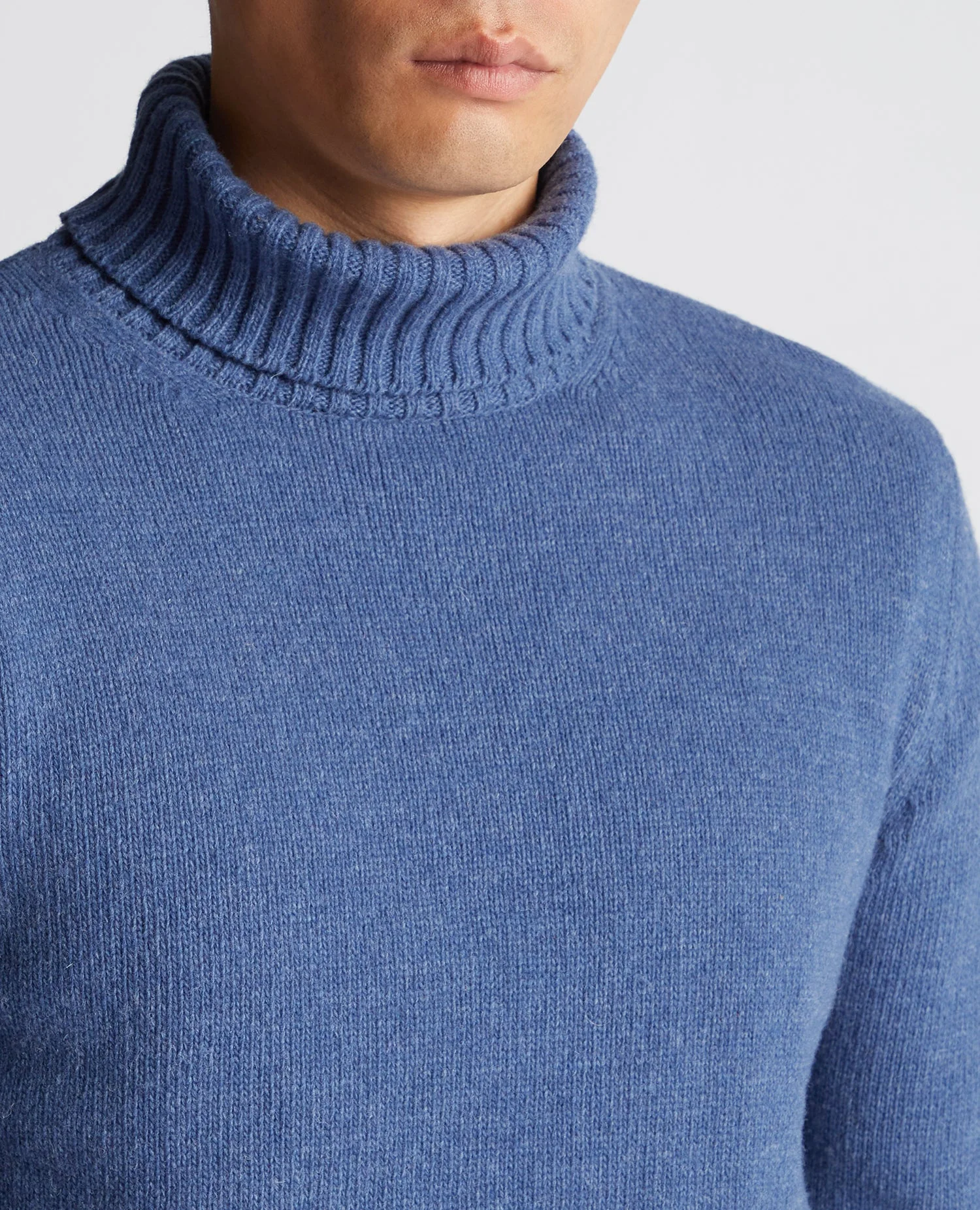 Tapered Fit Wool-Blend Crew Neck Sweater - Image 5