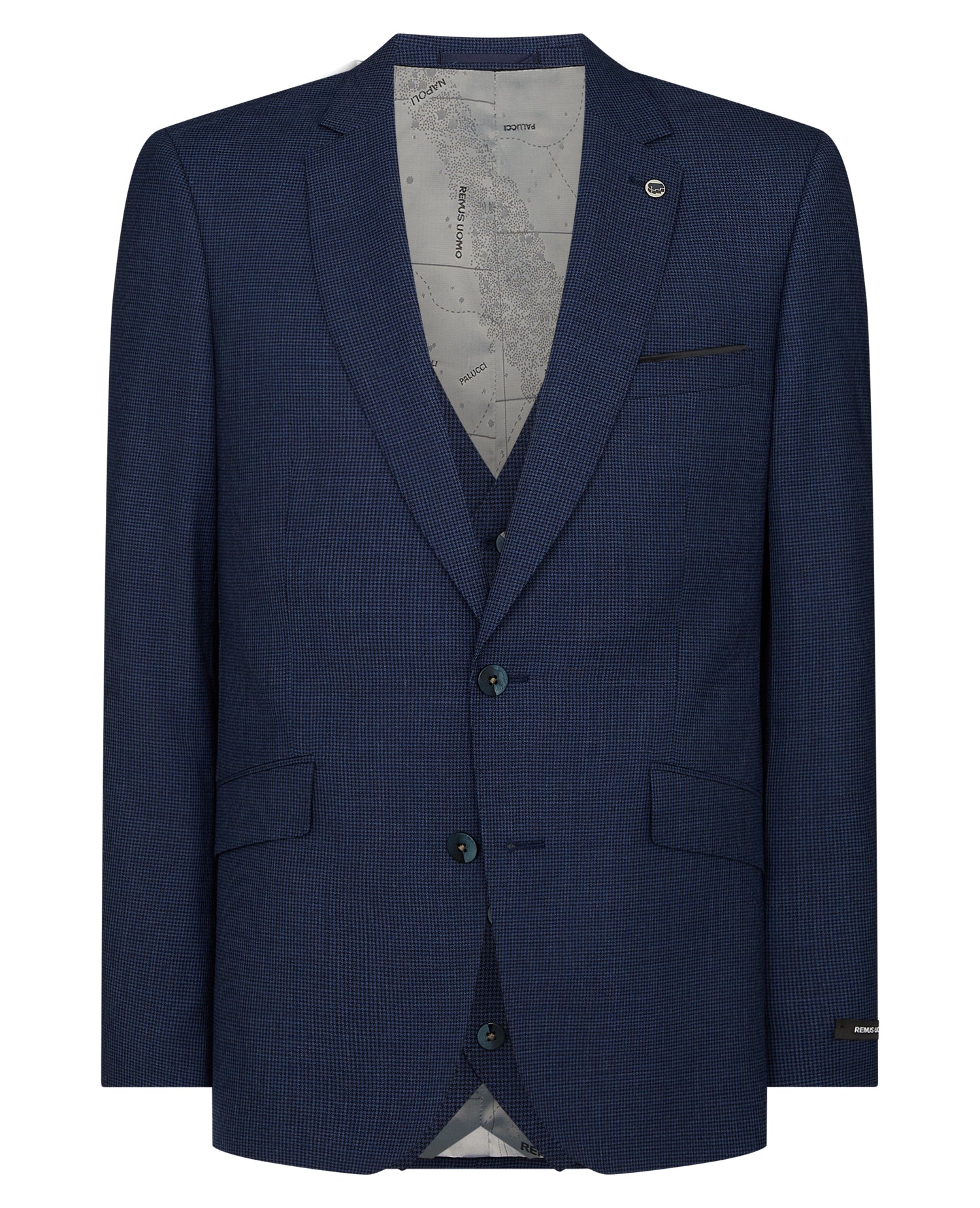 Tapered Fit Wool Blend Mix and Match Suit - Image 6