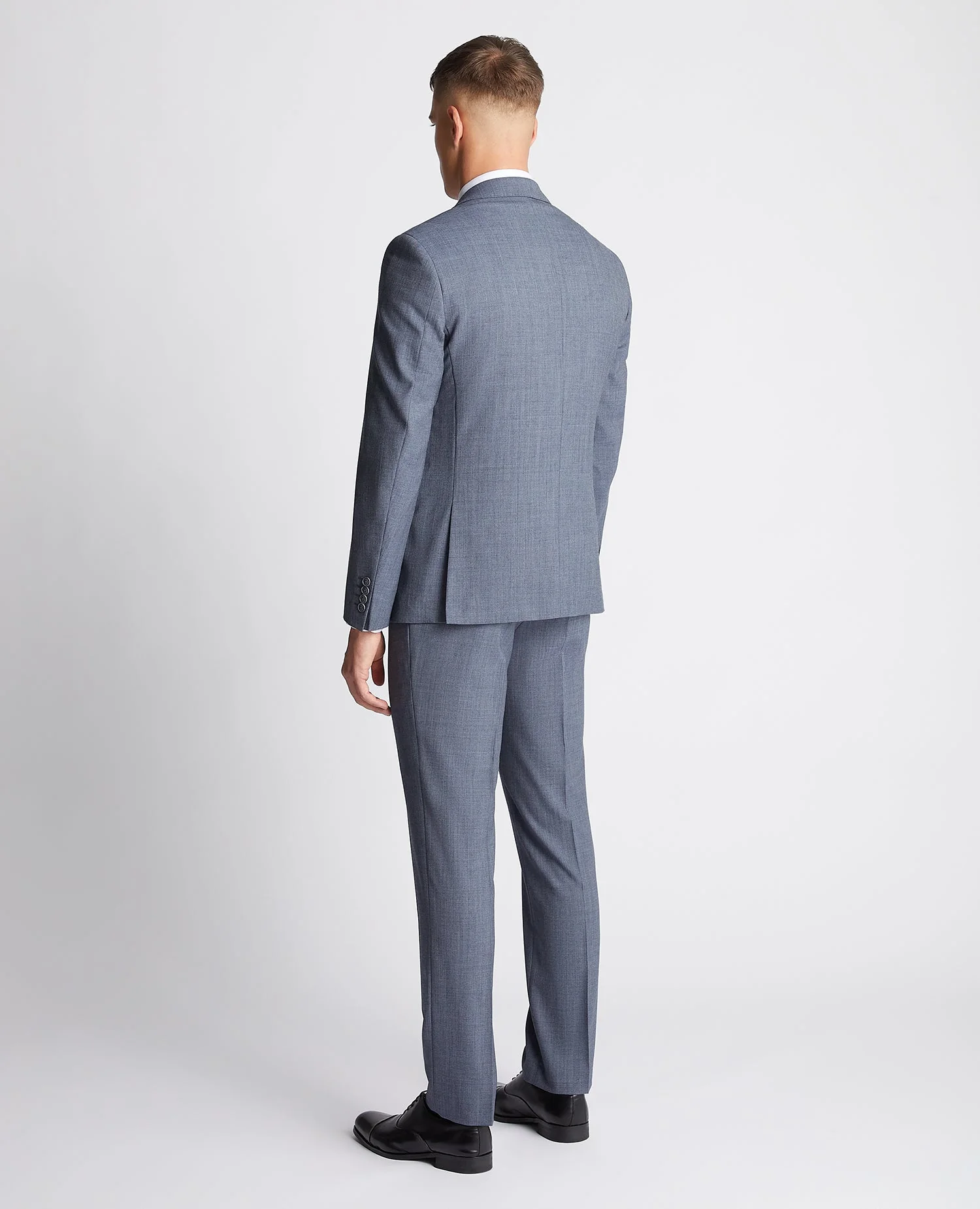 Tapered fit wool rich mix and match suit Jacket - Image 3