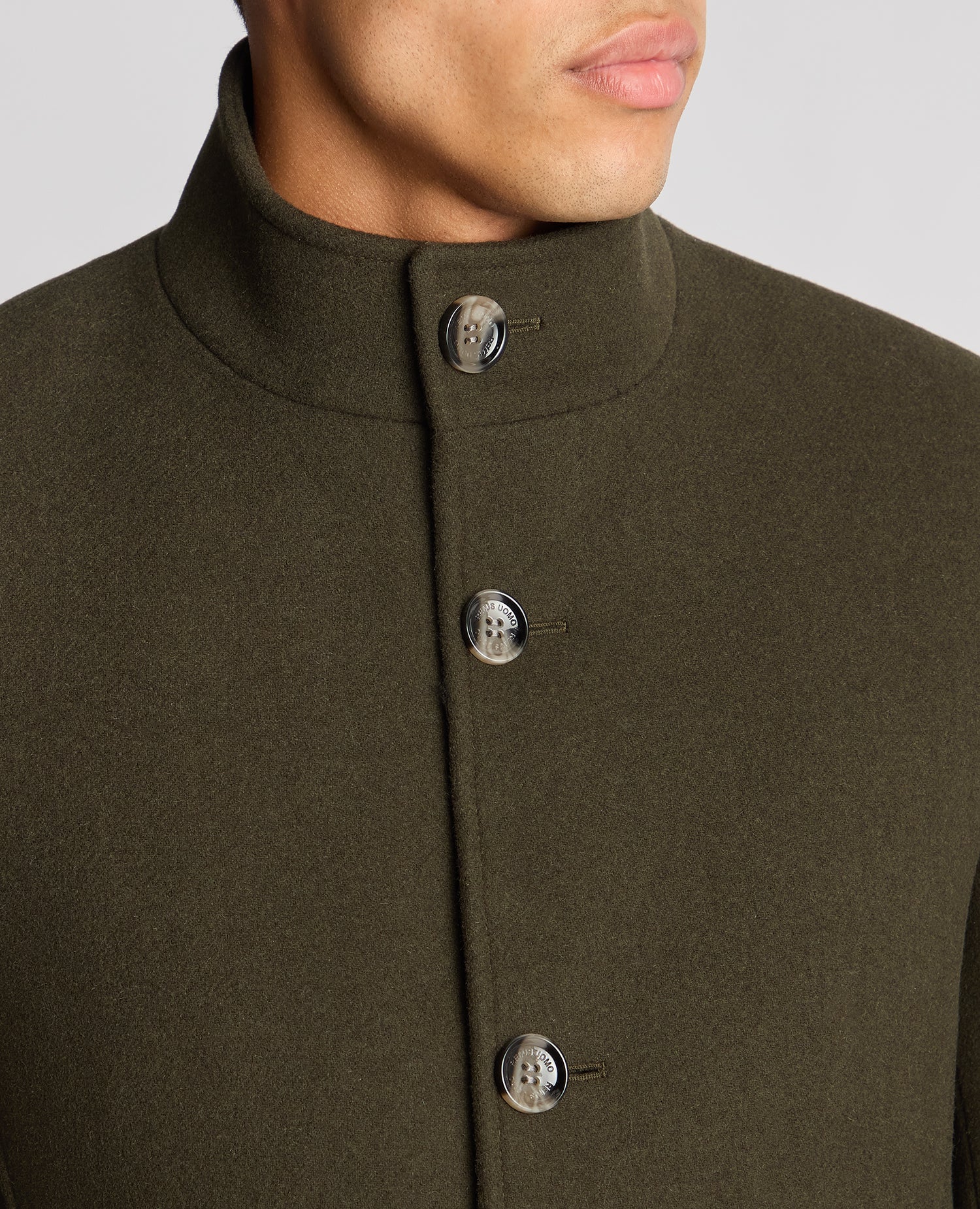 Tapered Fit Wool-Blend Overcoat - Image 6