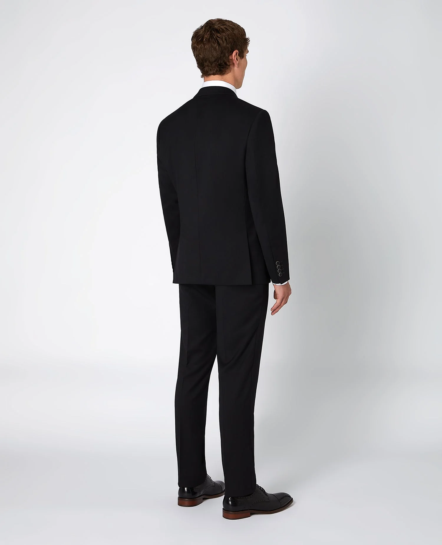 Tapered Fit Wool-Blend Mix and Match Suit - Image 3