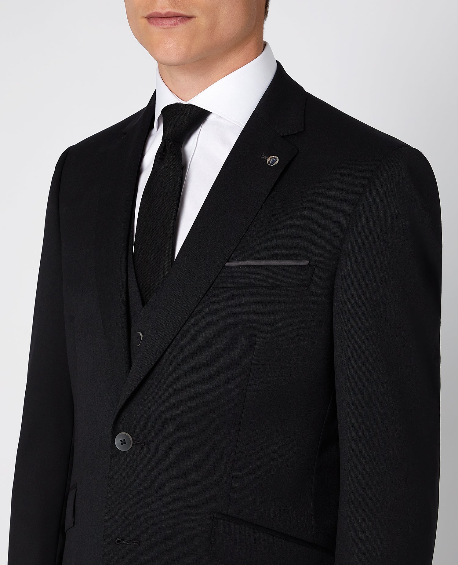 Tapered Fit Wool-Blend Mix and Match Suit - Image 4