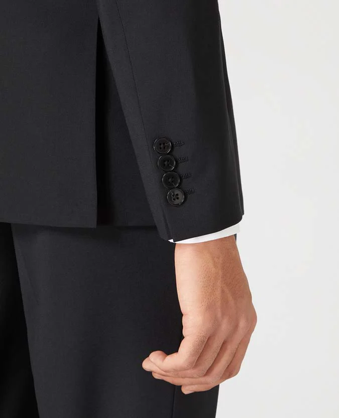 Tapered Fit Wool-Blend Stretch Mix and Match Suit - Image 5
