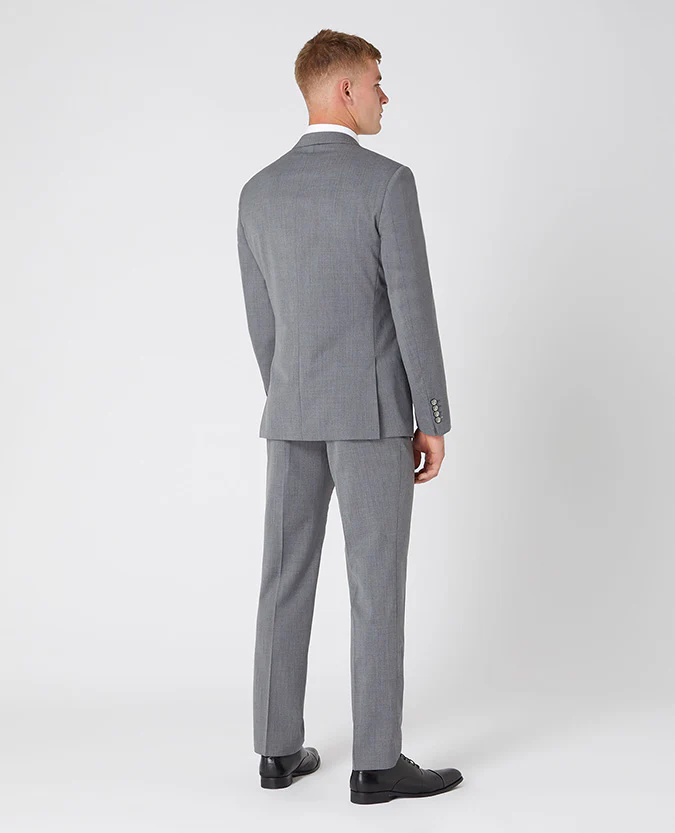 Tapered Fit Wool-Blend Stretch Mix and Match Suit Jacket - Image 3