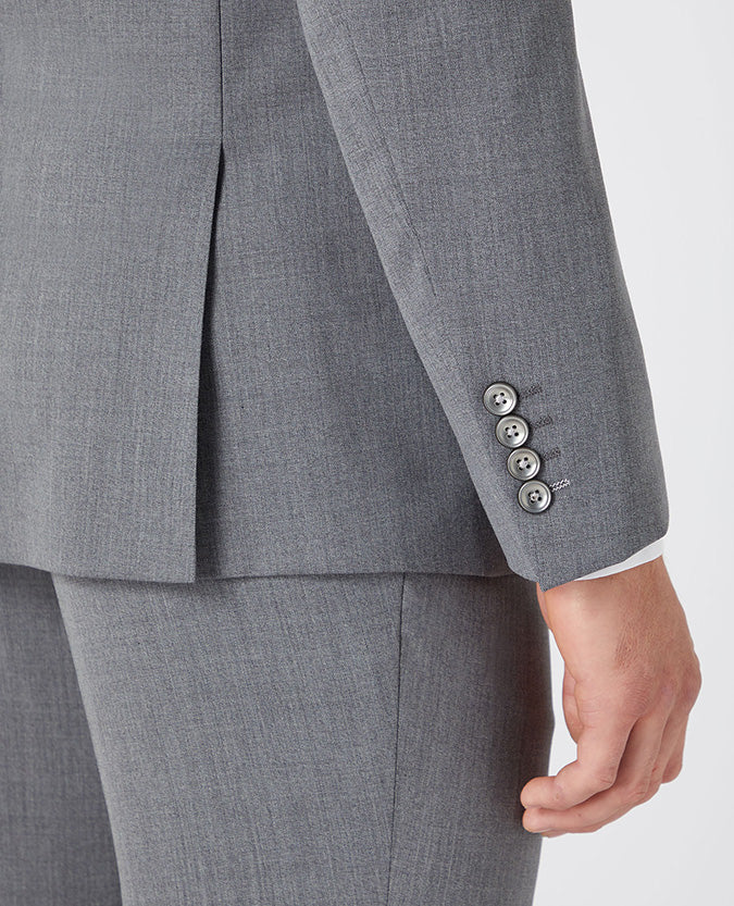 Tapered Fit Wool-Blend Stretch Mix and Match Suit Jacket - Image 5