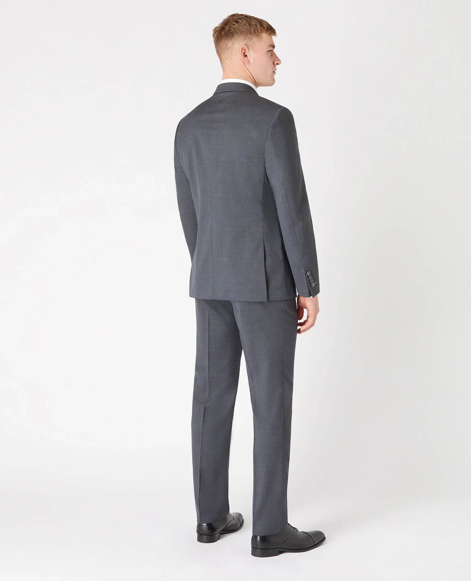 Tapered Fit Wool-Blend Mix and Match Suit - Image 3