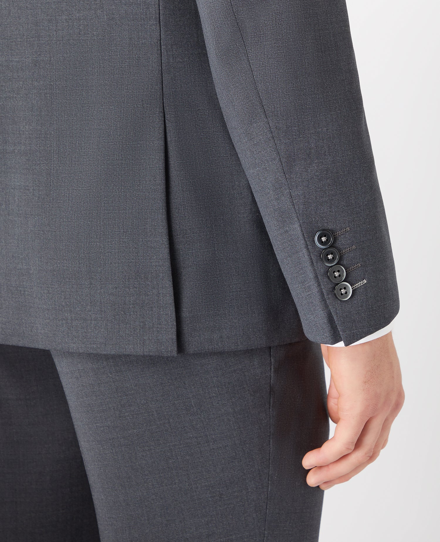 Tapered Fit Wool-Blend Mix and Match Suit - Image 5
