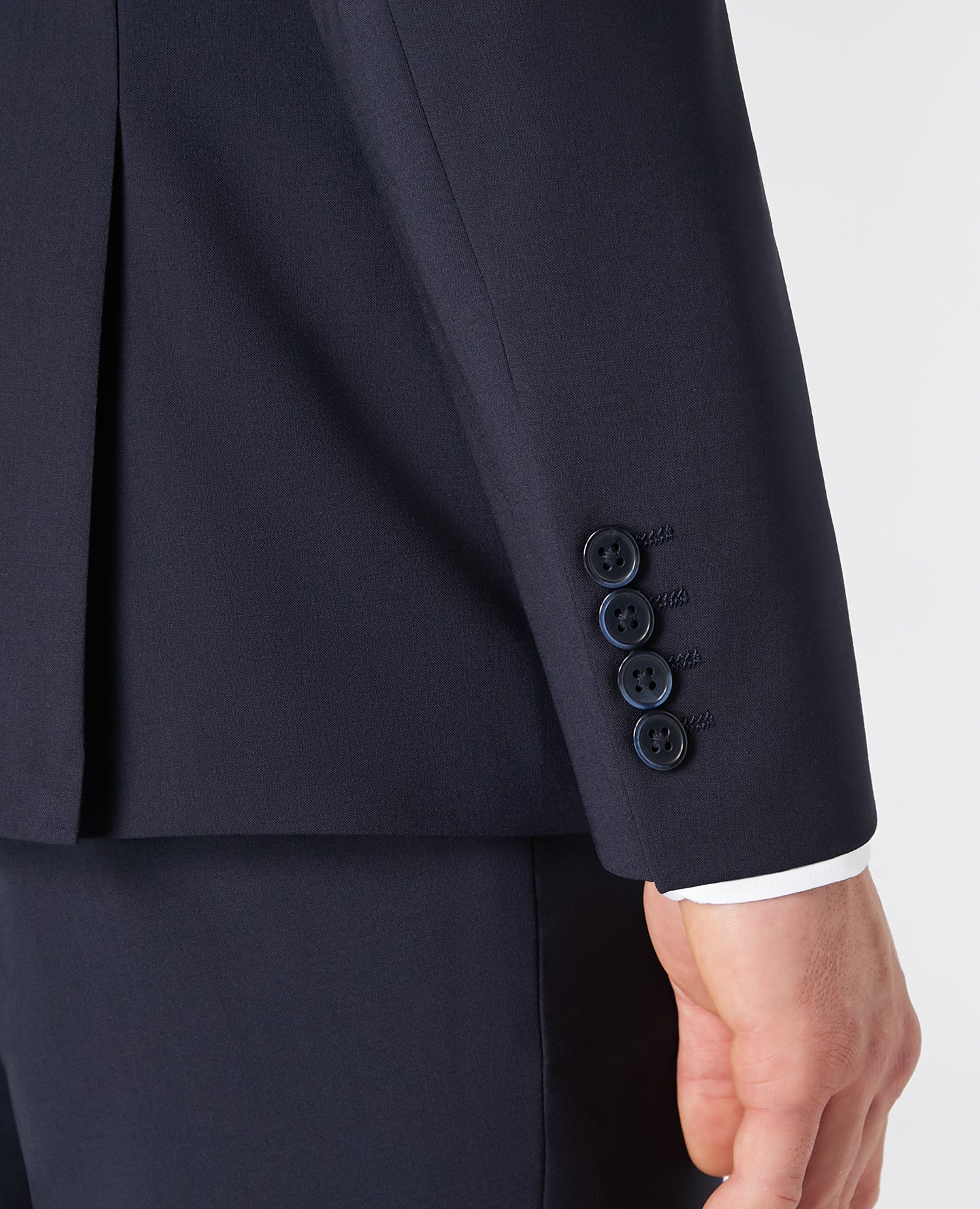 Tapered fit wool blend stretch mix and match suit jacket - Image 5