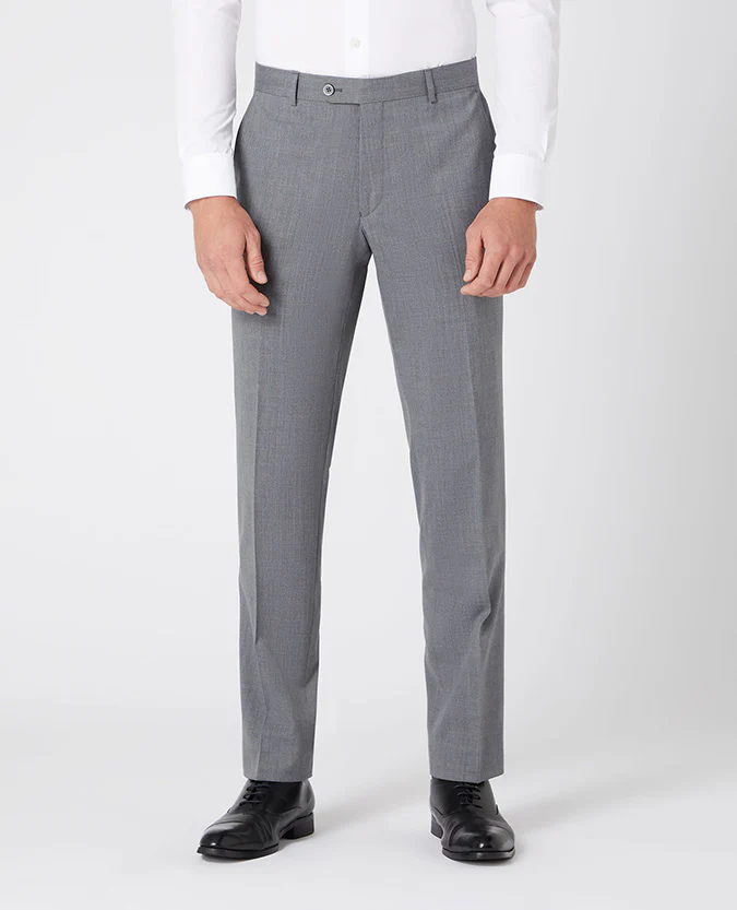 Tapered Fit Wool-Blend Stretch Mix and Match Suit Trousers