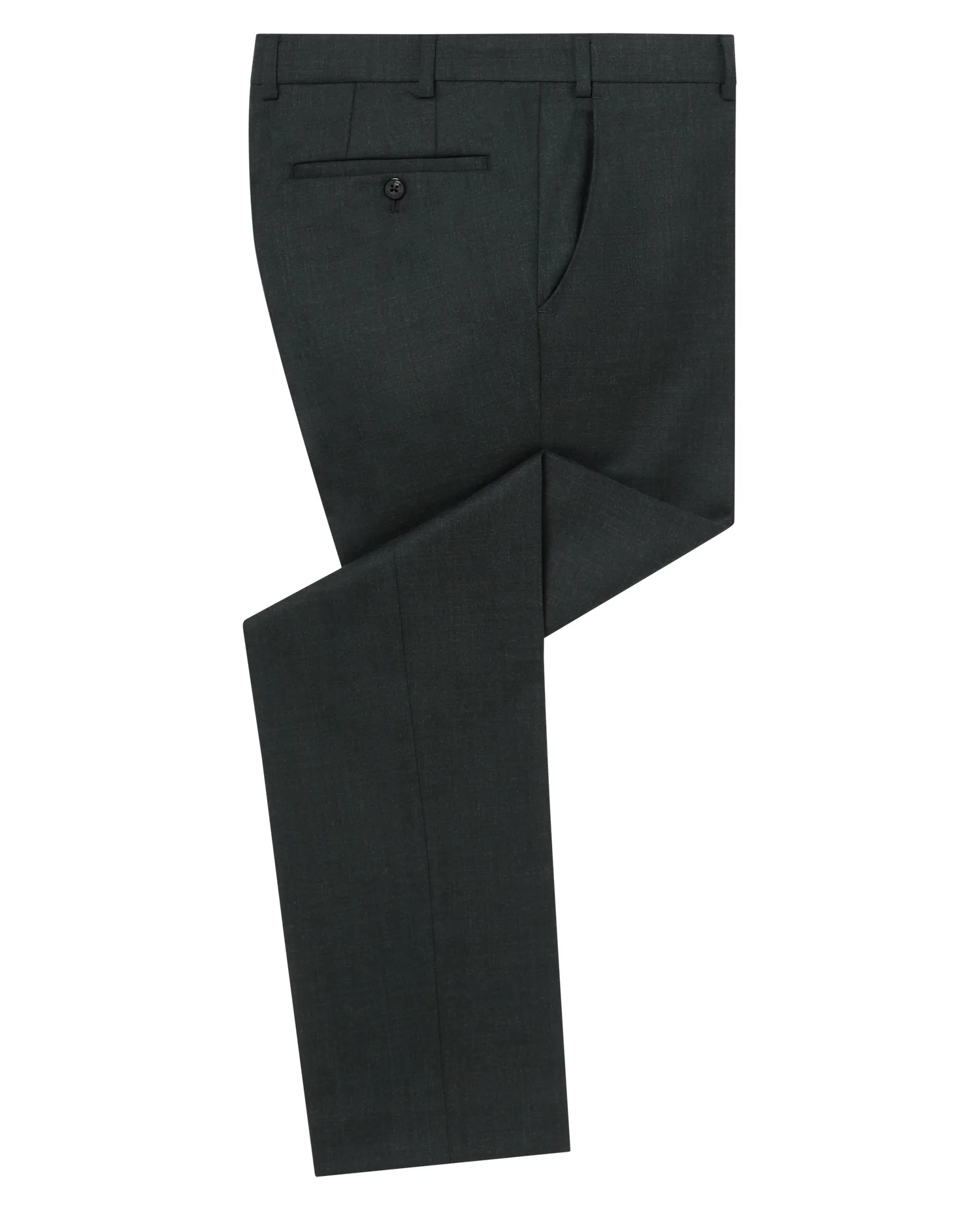 Tapered fit wool blend stretch mix and match suit trouser