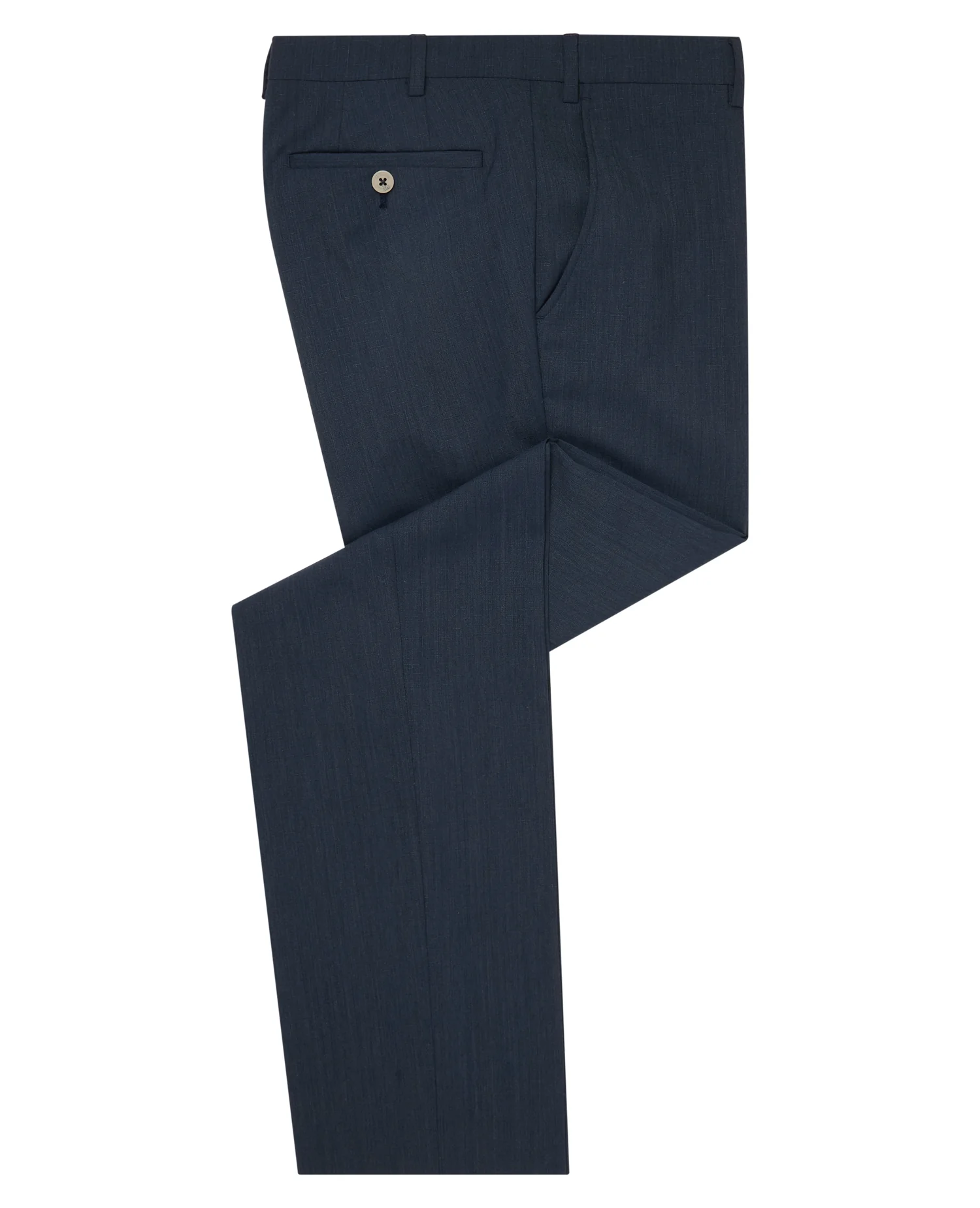 Tapered fit wool blend stretch mix and match suit trouser