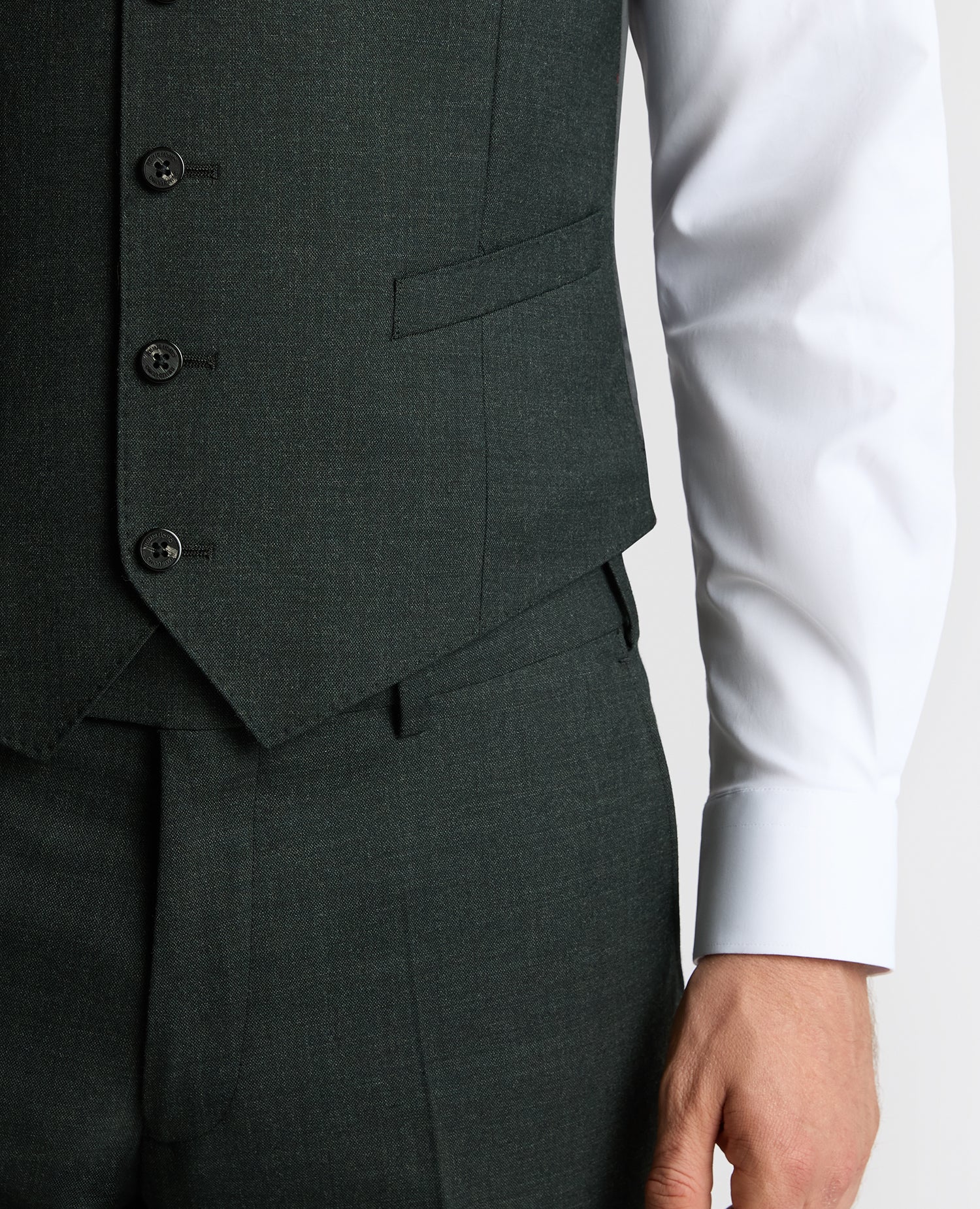 Wool Stretch Waistcoat - Image 4