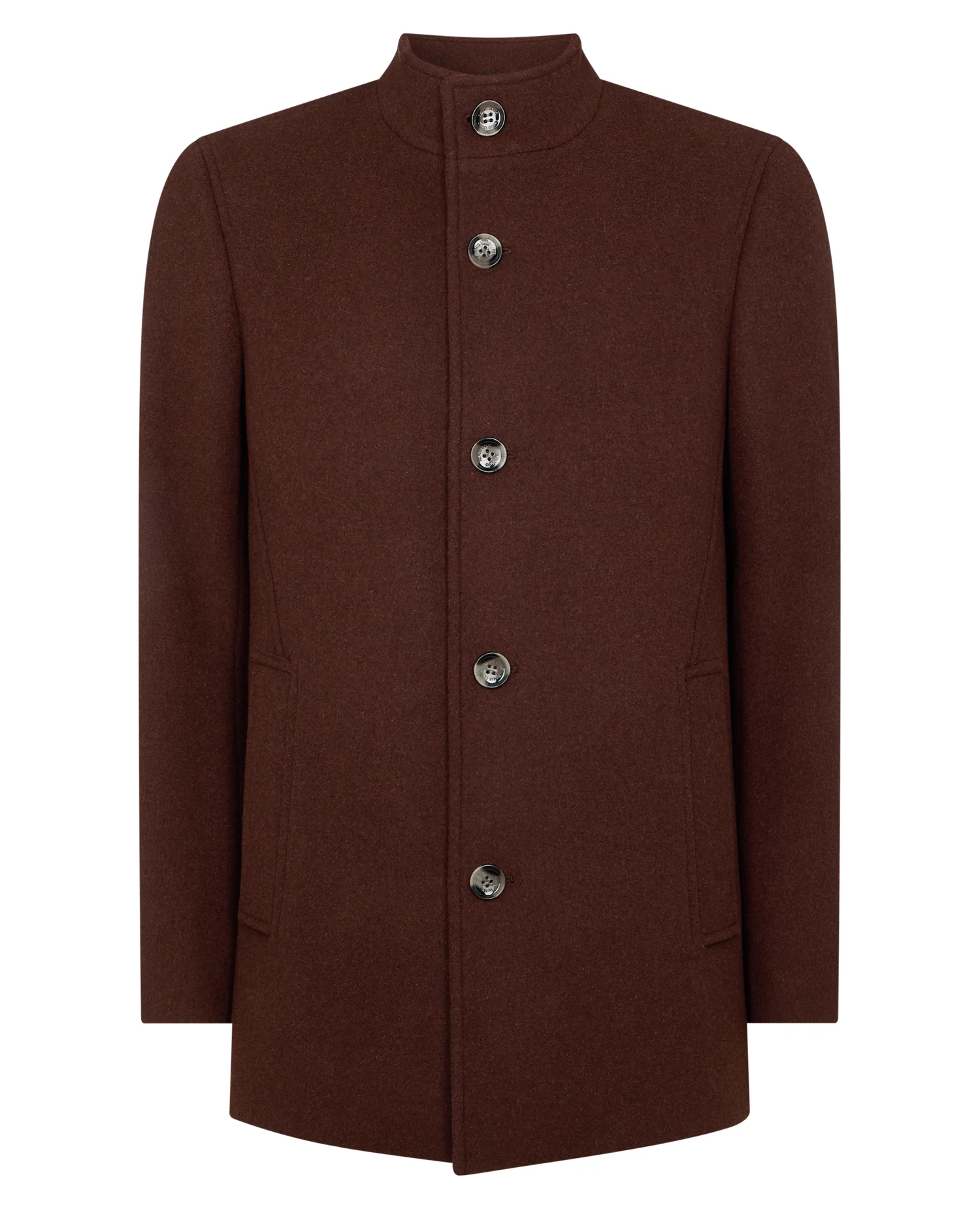 Jonah Tailored Fit Wool Blend Overcoat - Image 5