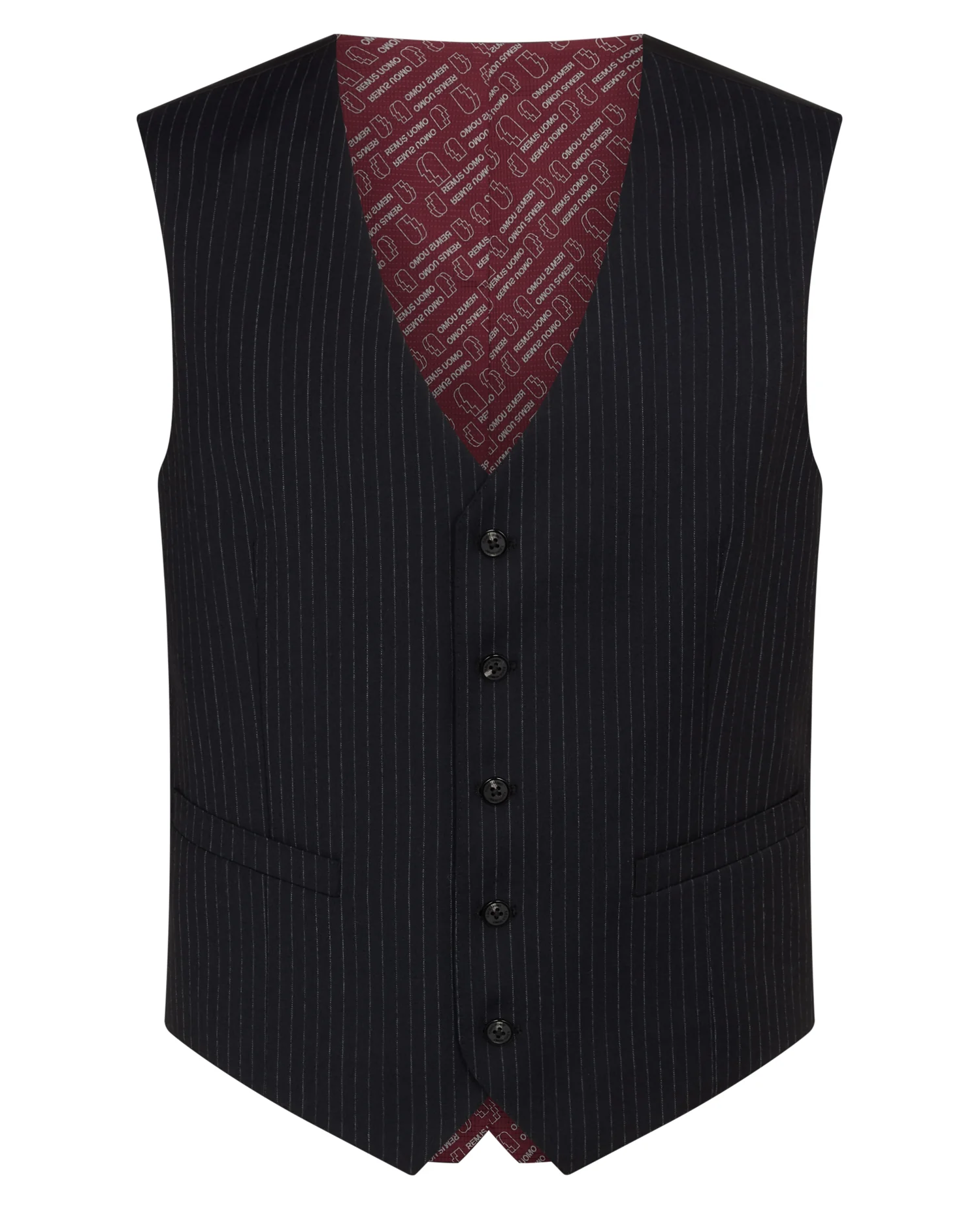 Tapered Wool Rich Stretch Mix and Match Waistcoat
