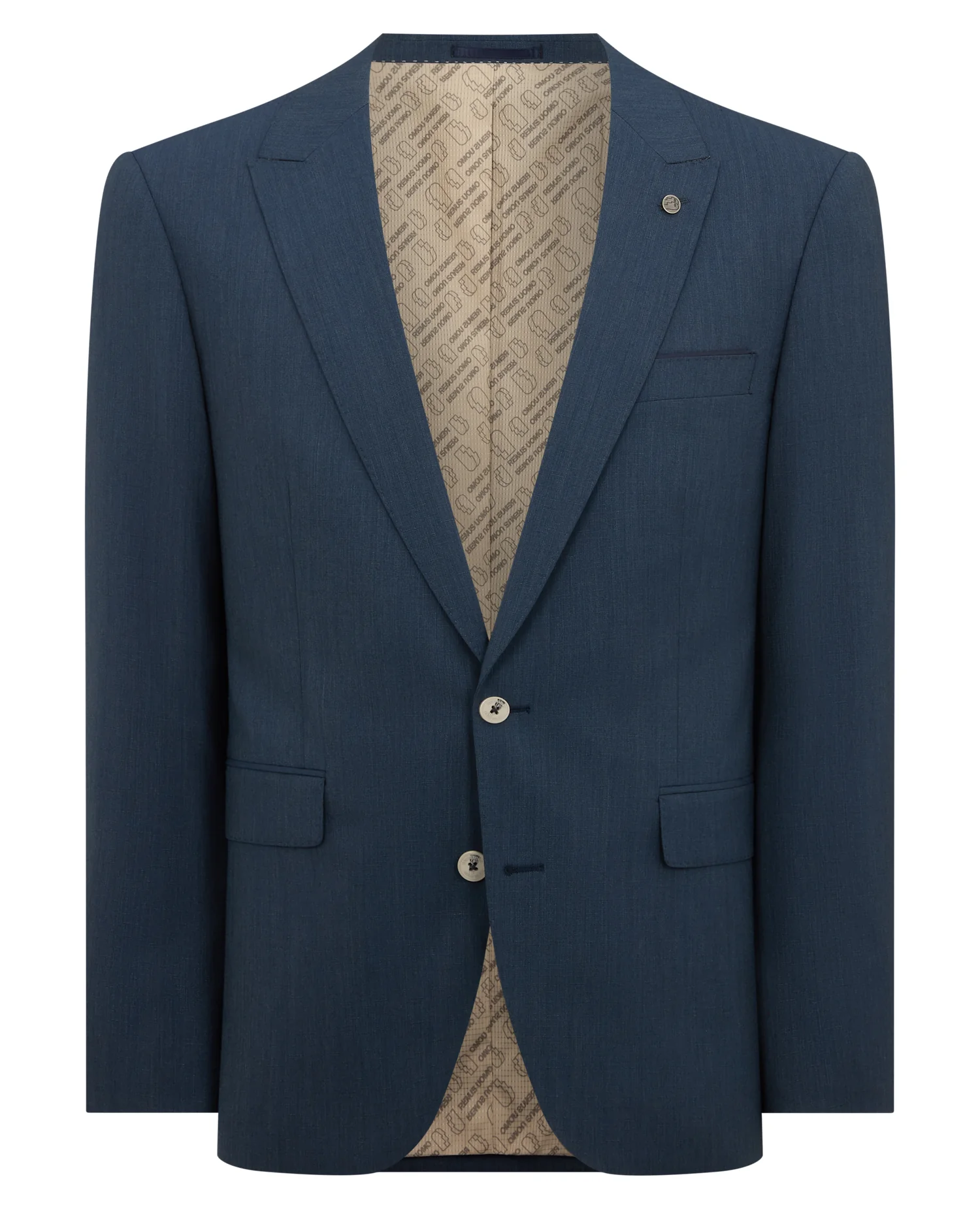Tapered Fit Wool-Stretch Mix and Match Suit - Image 5