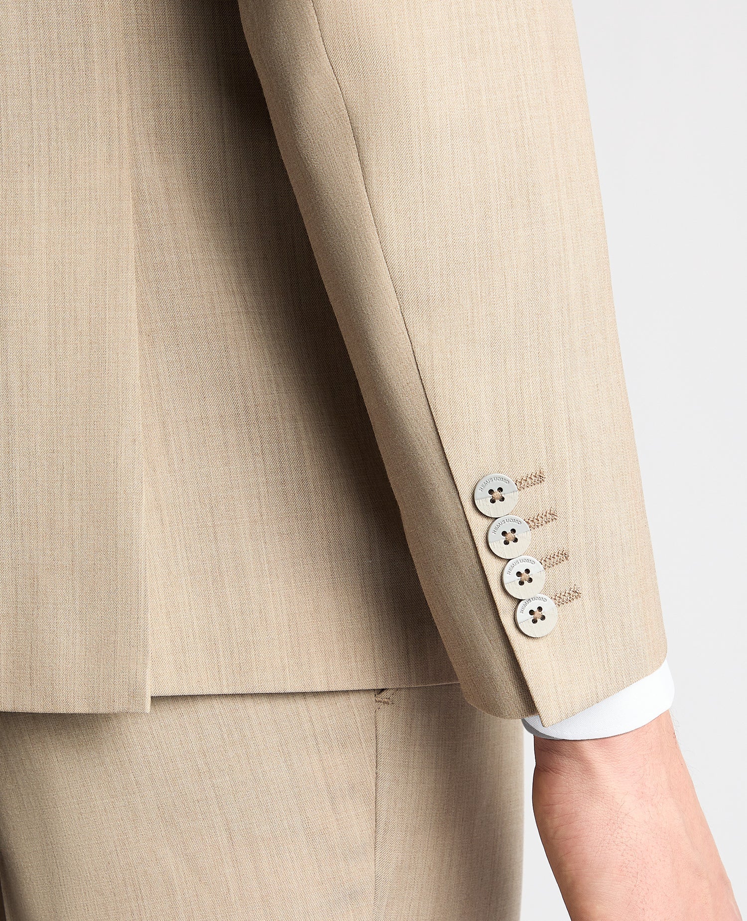 Tapered Fit Wool-Stretch Mix and Match Suit Jacket - Image 5
