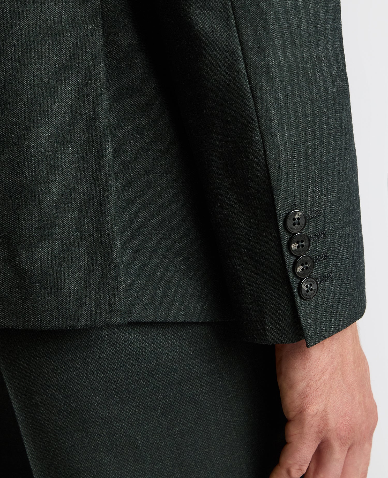 Tapered Fit Wool Stretch Suit - Image 5