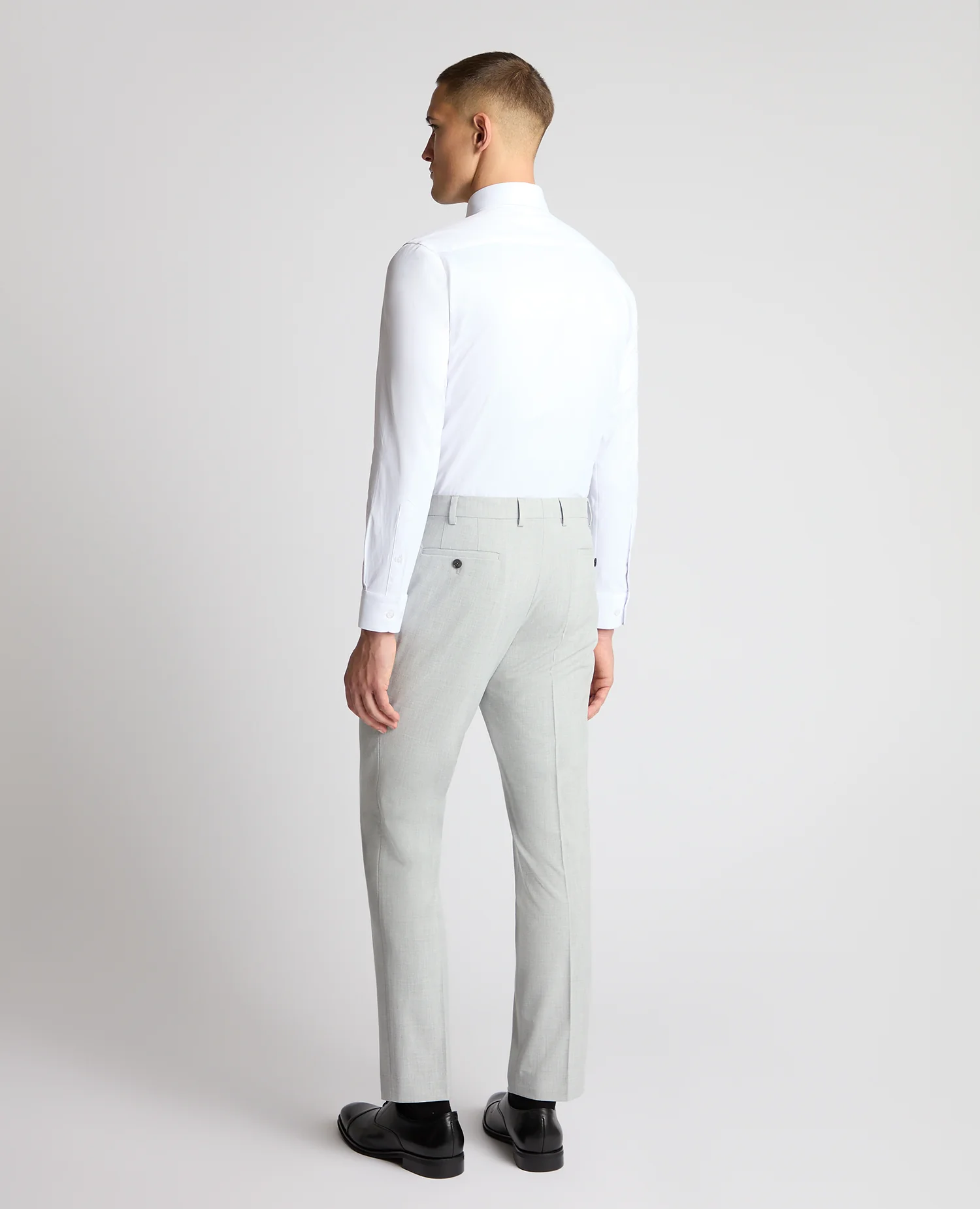 Tapered Fit Mix and Match Suit Trousers - Image 3