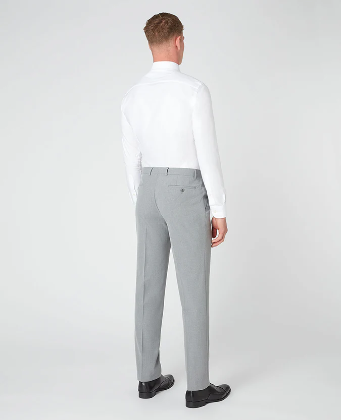 Tapered Leg Stretch Formal Trousers . - Image 3