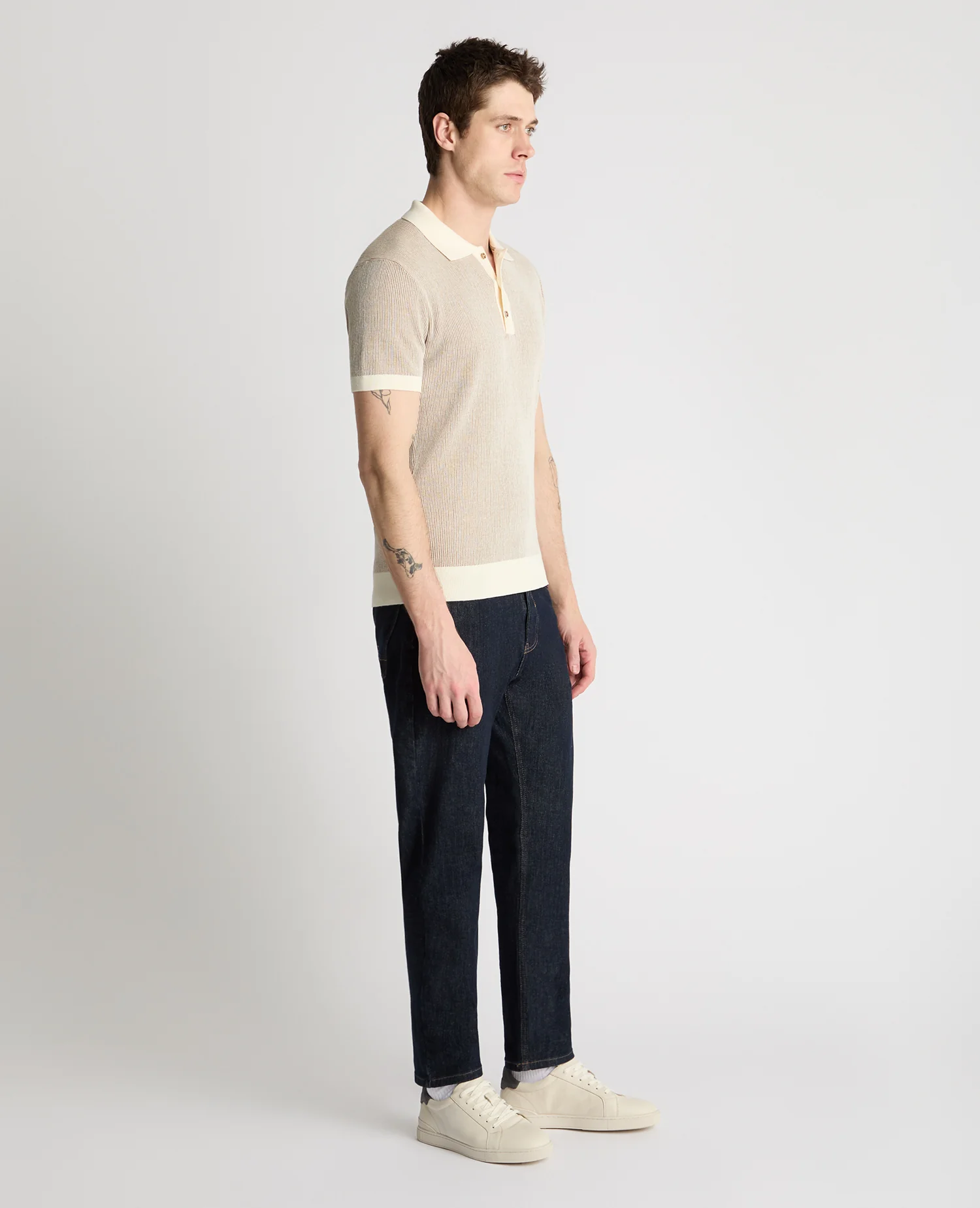Textured Knit Polo - Image 5
