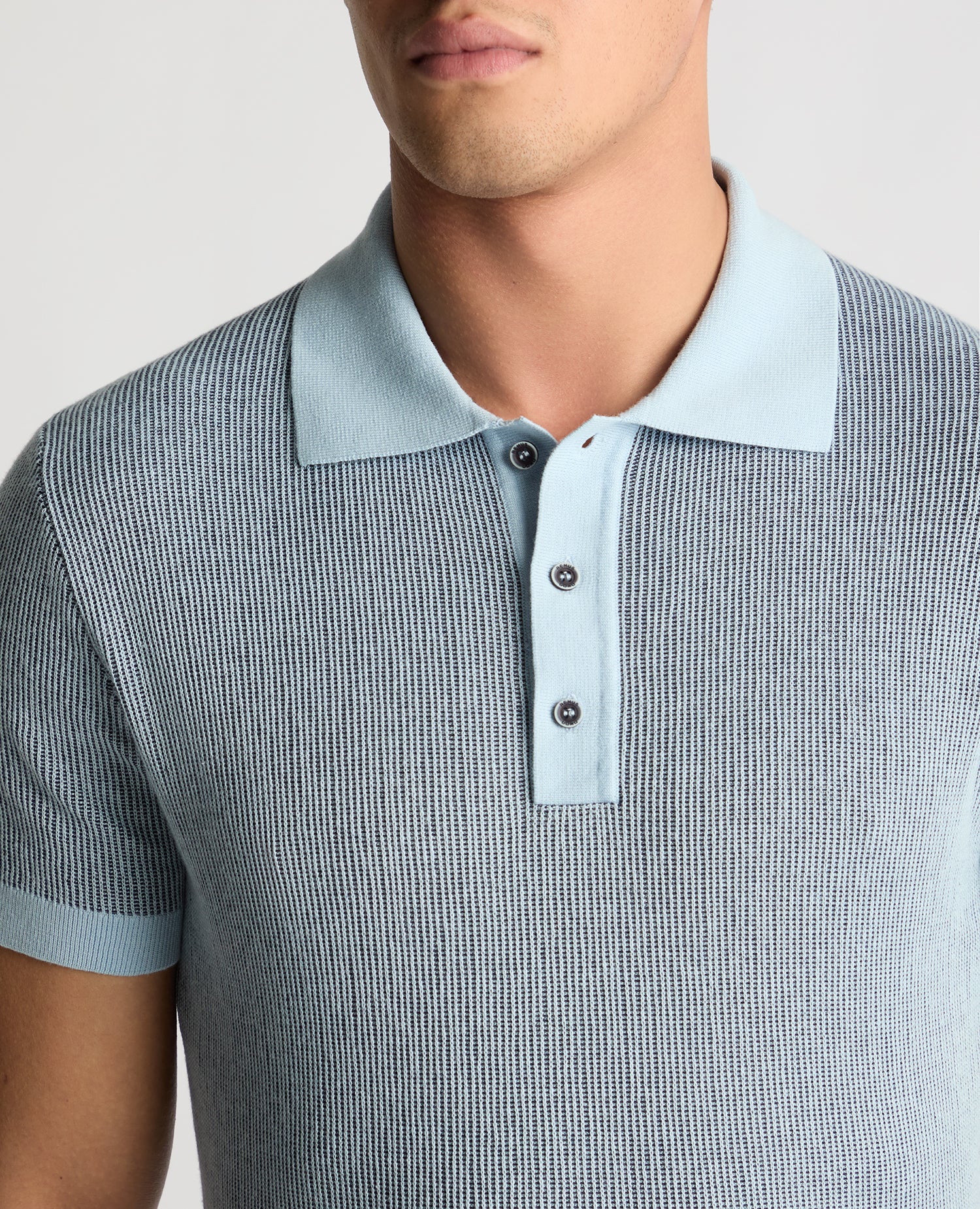Textured Knit Polo - Image 5