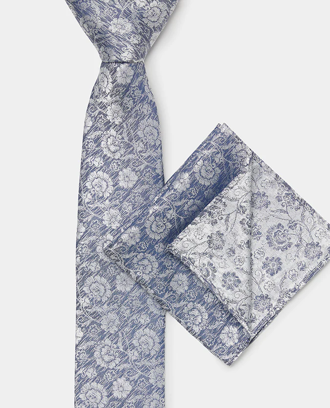 Silk Floral Tie - Image 3
