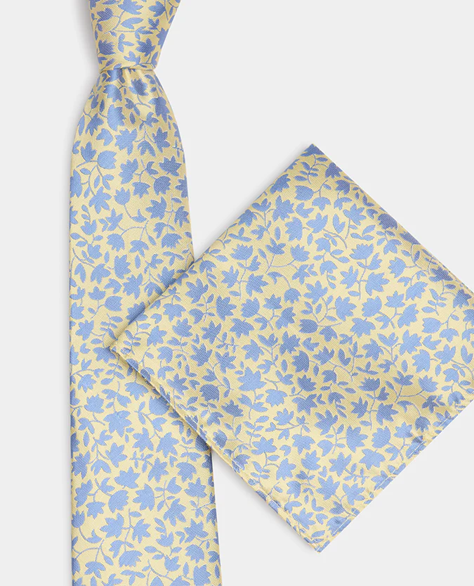 Leaf Print Tie - Image 3